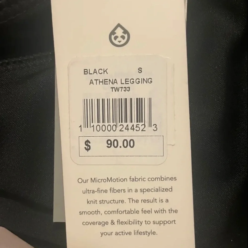 Black Tasc leggings! Cute mesh detail. Great condition! - Picture 5 of 6